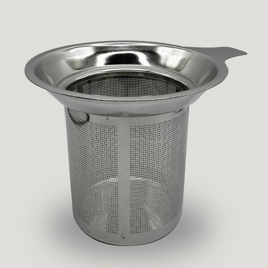 White Noise Stainless Steel Tea Strainer
