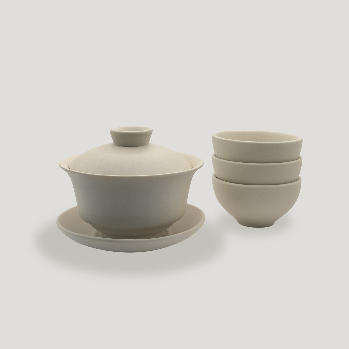 Raw Clay Gaiwan Set